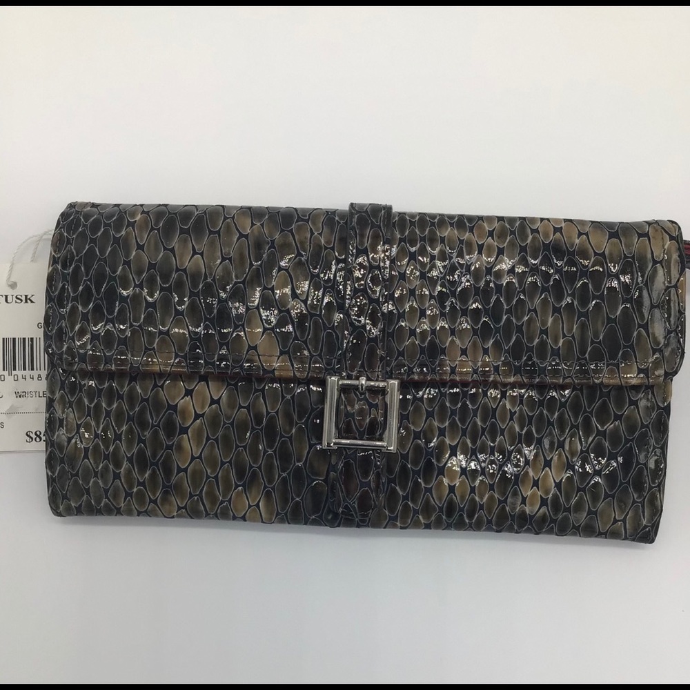 Tusk Python Envelope Wristlet - Picture 2 of 6